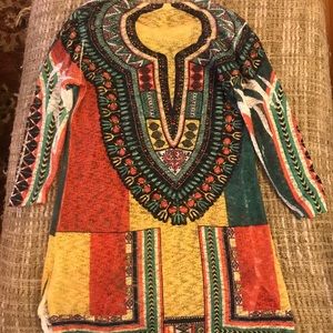 AFRICAN SHIRT NEVER WORN